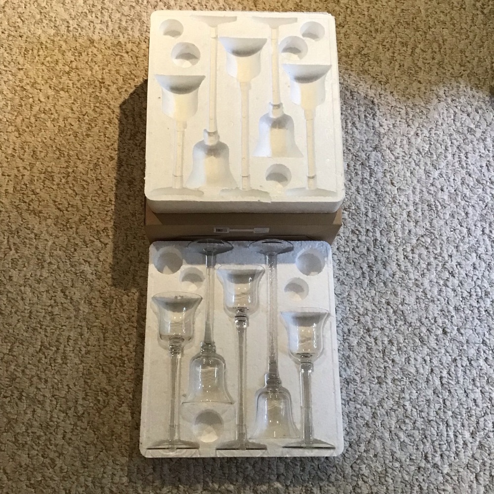 PartyLite Elegant Stemmed Votive Holder Quintet - Picture 4 of 5